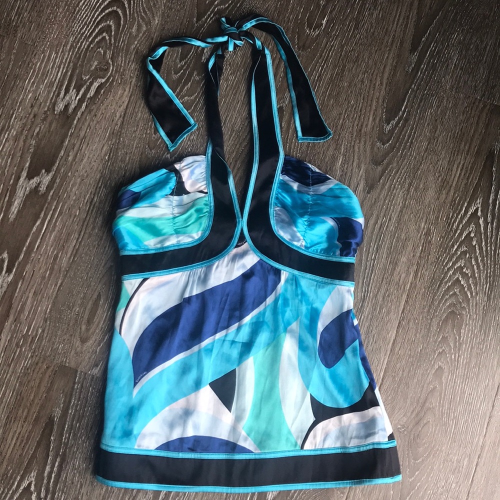 Small silk halter by Bebe